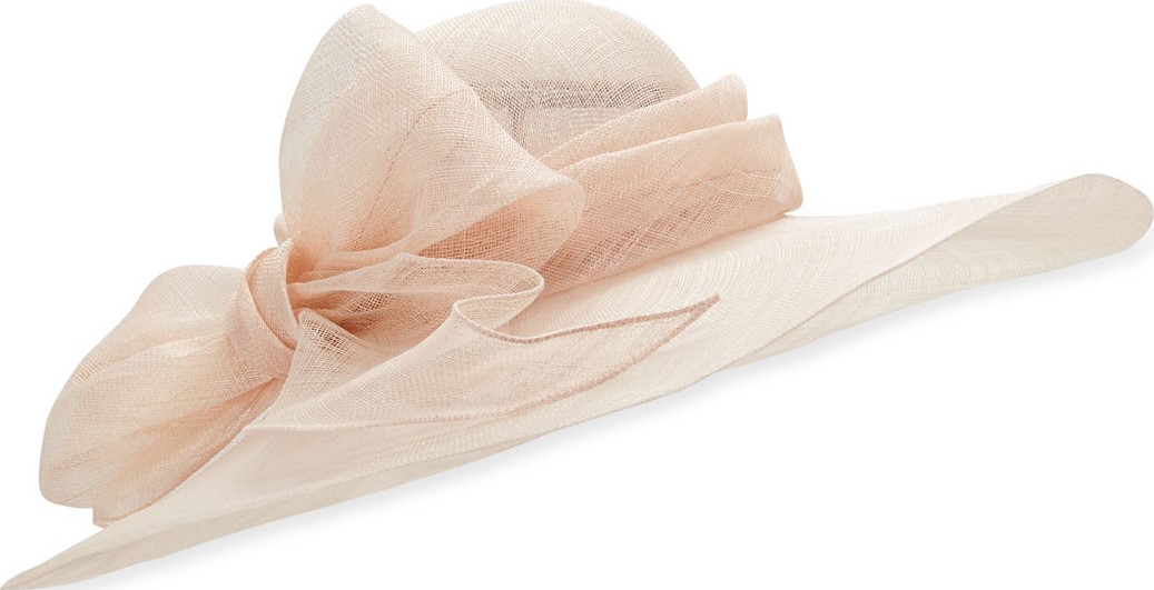 Marzi Capelina Sisal Hat w/ Bow