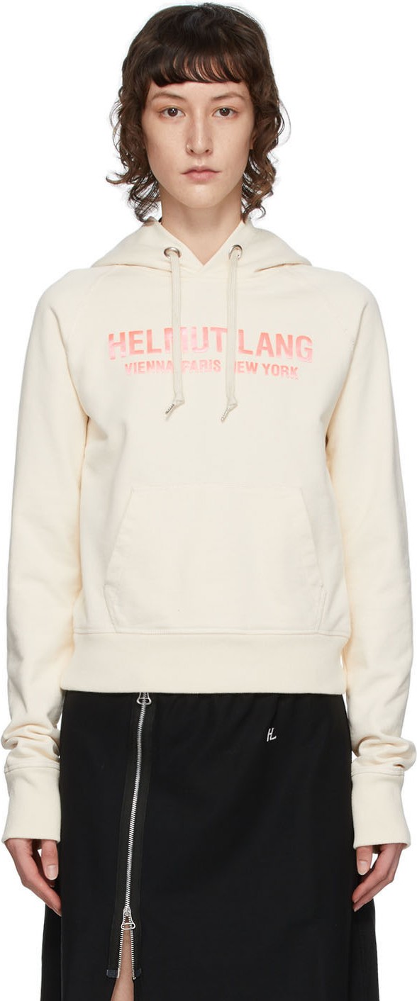 Helmut Lang Off-White Slim Hoodie