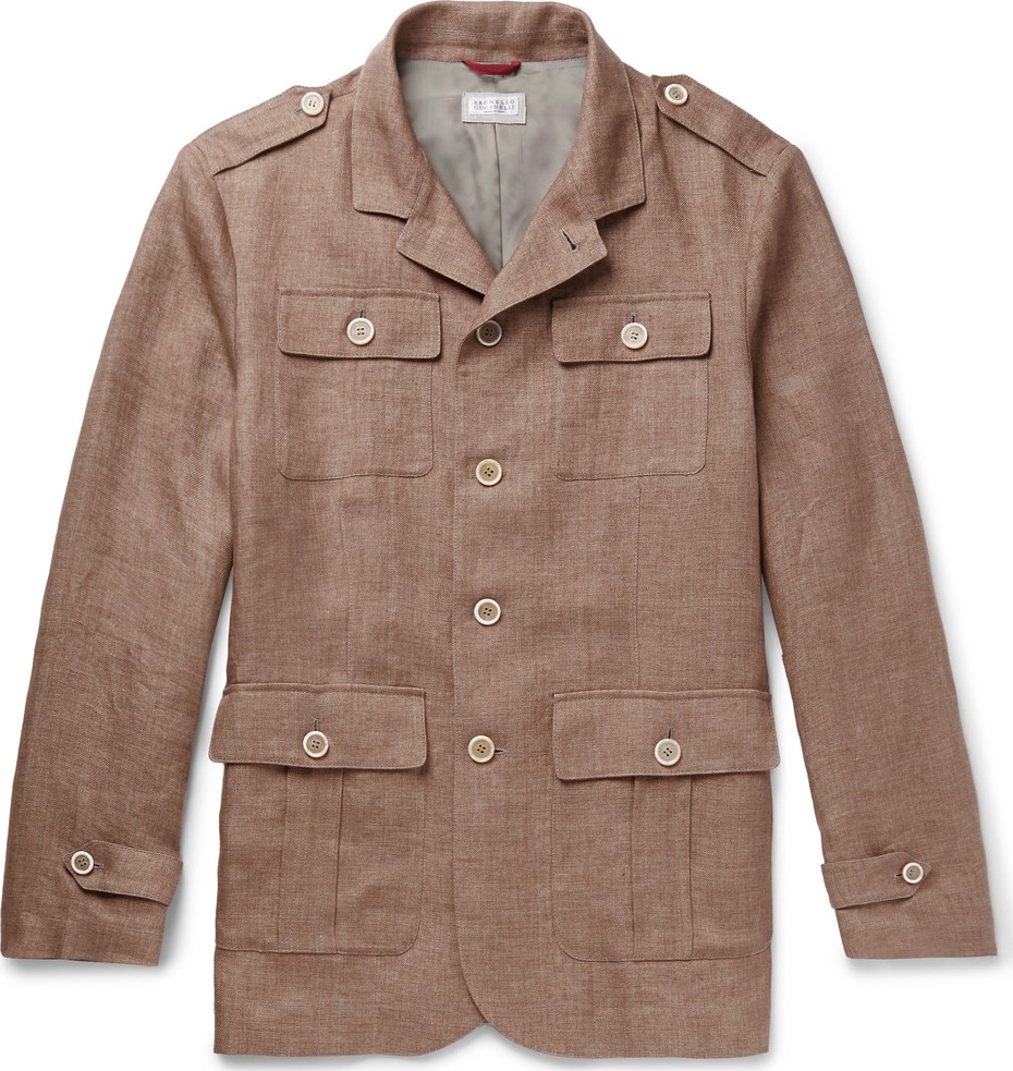 Brunello Cucinelli Linen Field Jacket