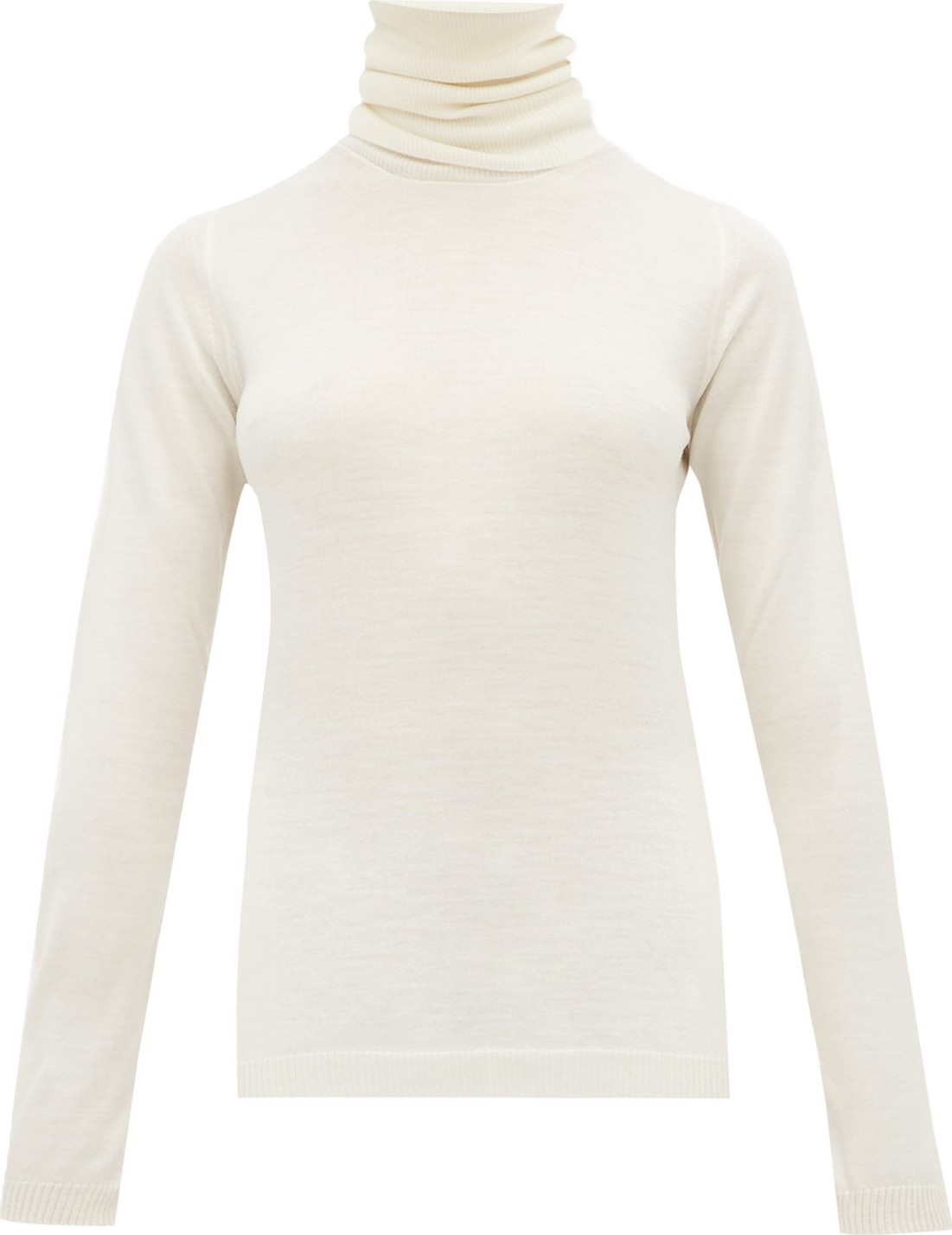 Sara Lanzi Roll-neck merino-wool sweater