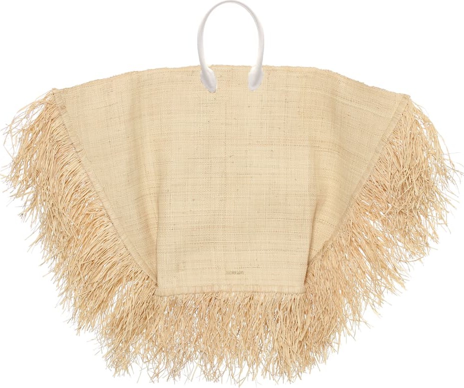 Jacquemus Le Grand Baci raffia tote