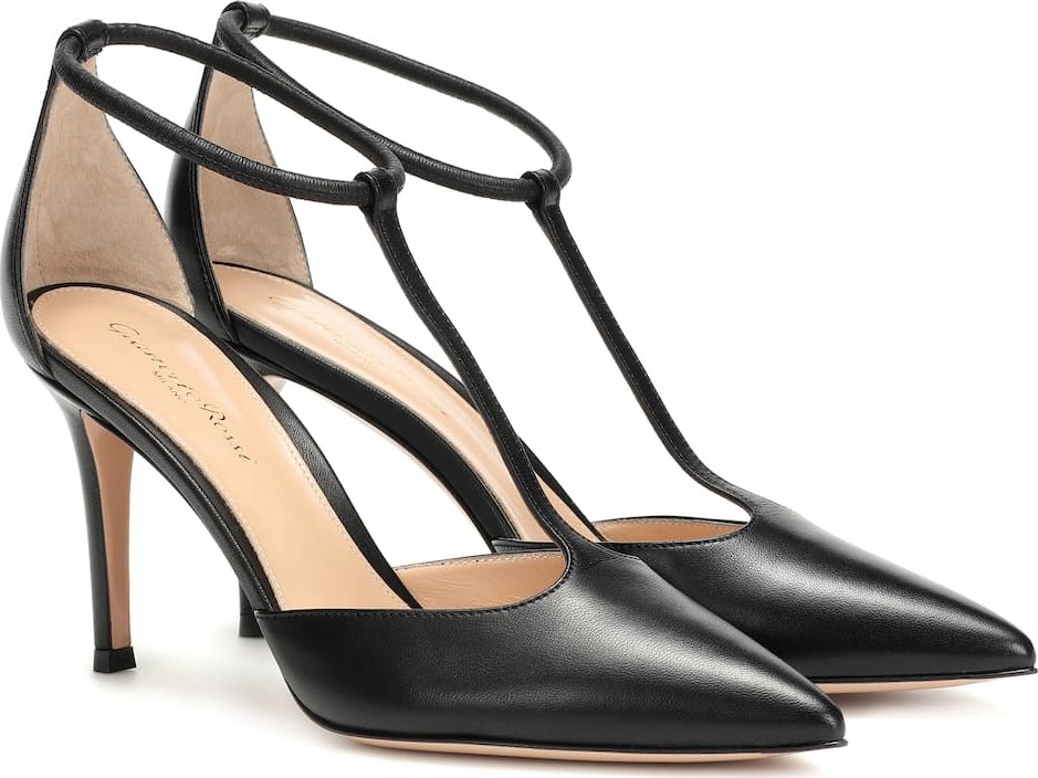 Gianvito Rossi Cheryl 85 leather pumps