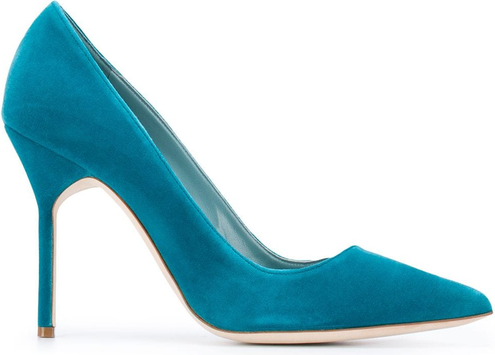 Manolo Blahnik - BB Velvet 105mm pumps