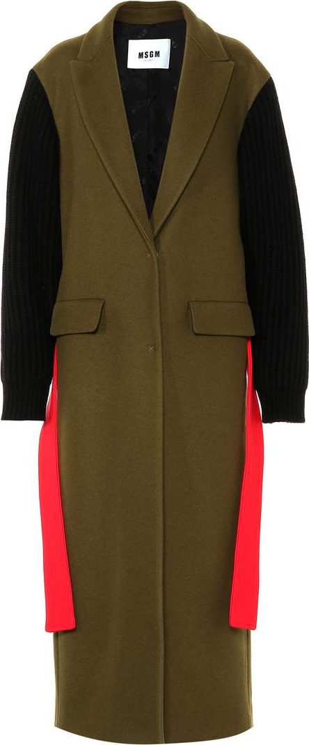 MSGM Wool-blend coat