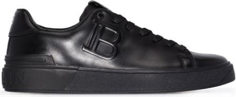 Balmain - B-Court embossed low-top sneakers