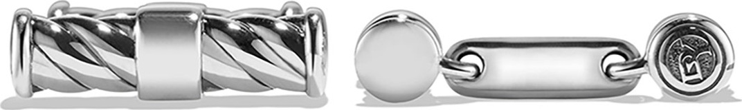 David Yurman Classic Cable Cuff Links, Sterling Silver