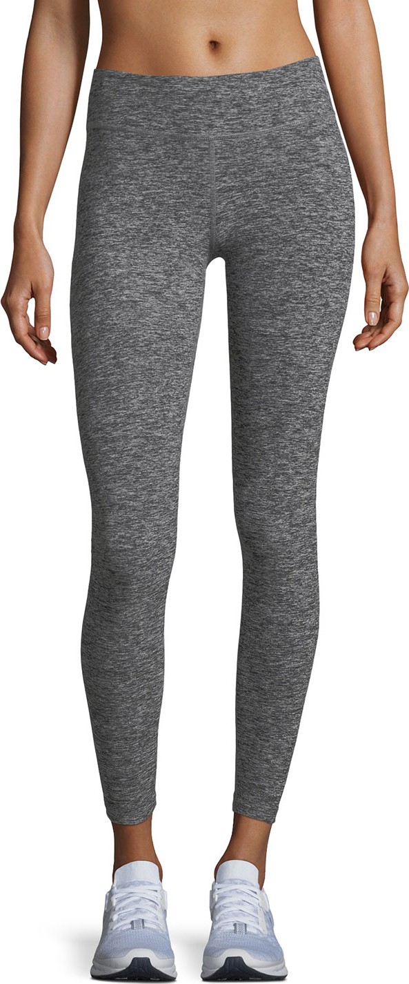Beyond Yoga Cross It Back Space-Dye Midi Leggings