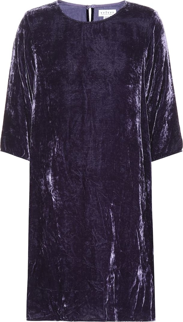 Velvet By Graham & Spencer Prunella velvet dress