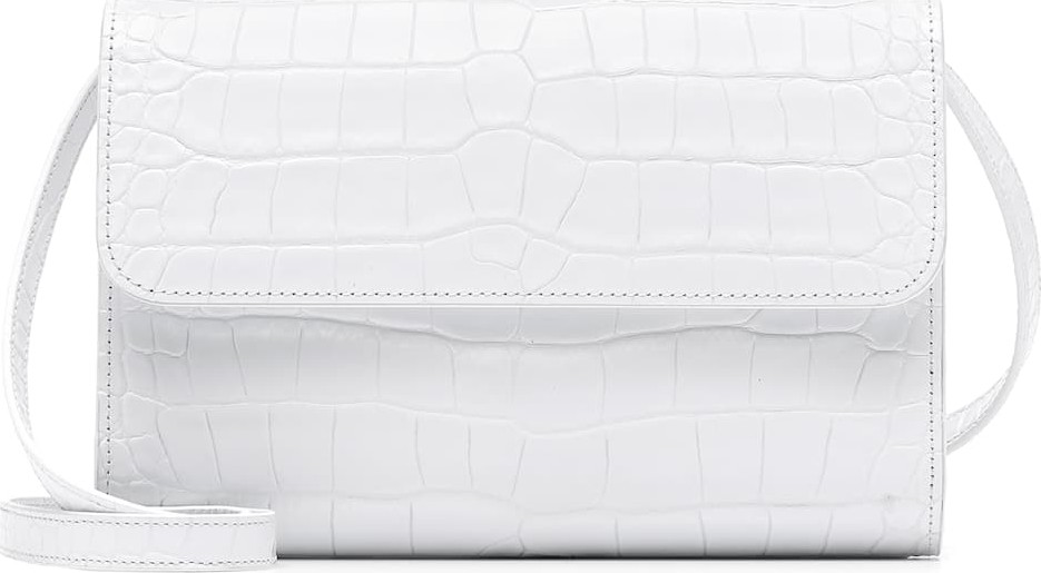 By Far Crossover leather shoulder bag