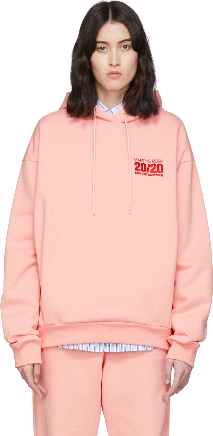 Martine Rose Pink Classic Hoodie