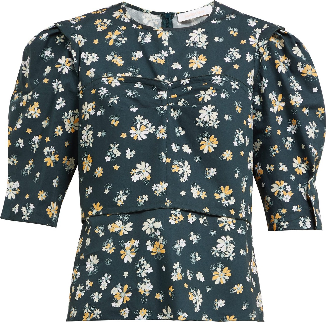 See By Chloé Summer floral-print cotton blouse