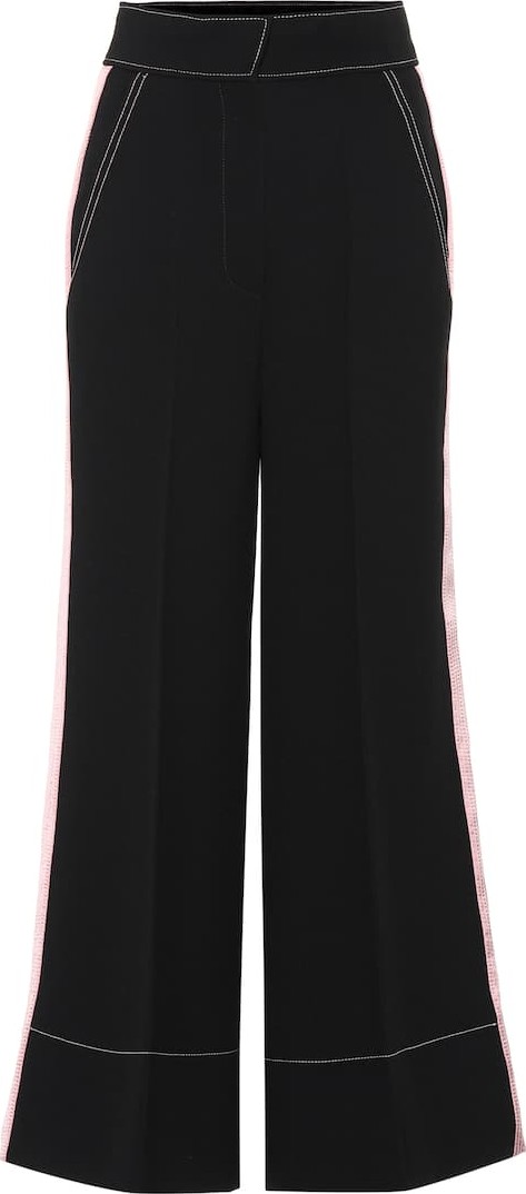 Roksanda Hasani high-rise wide-leg cady pants