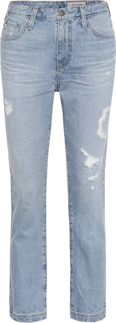 AG Jeans Isabelle high-rise straight jeans