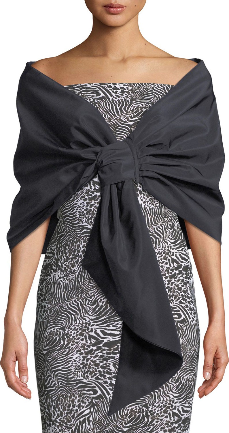 La Petite Robe di Chiara Boni Eva Taffeta Shawl