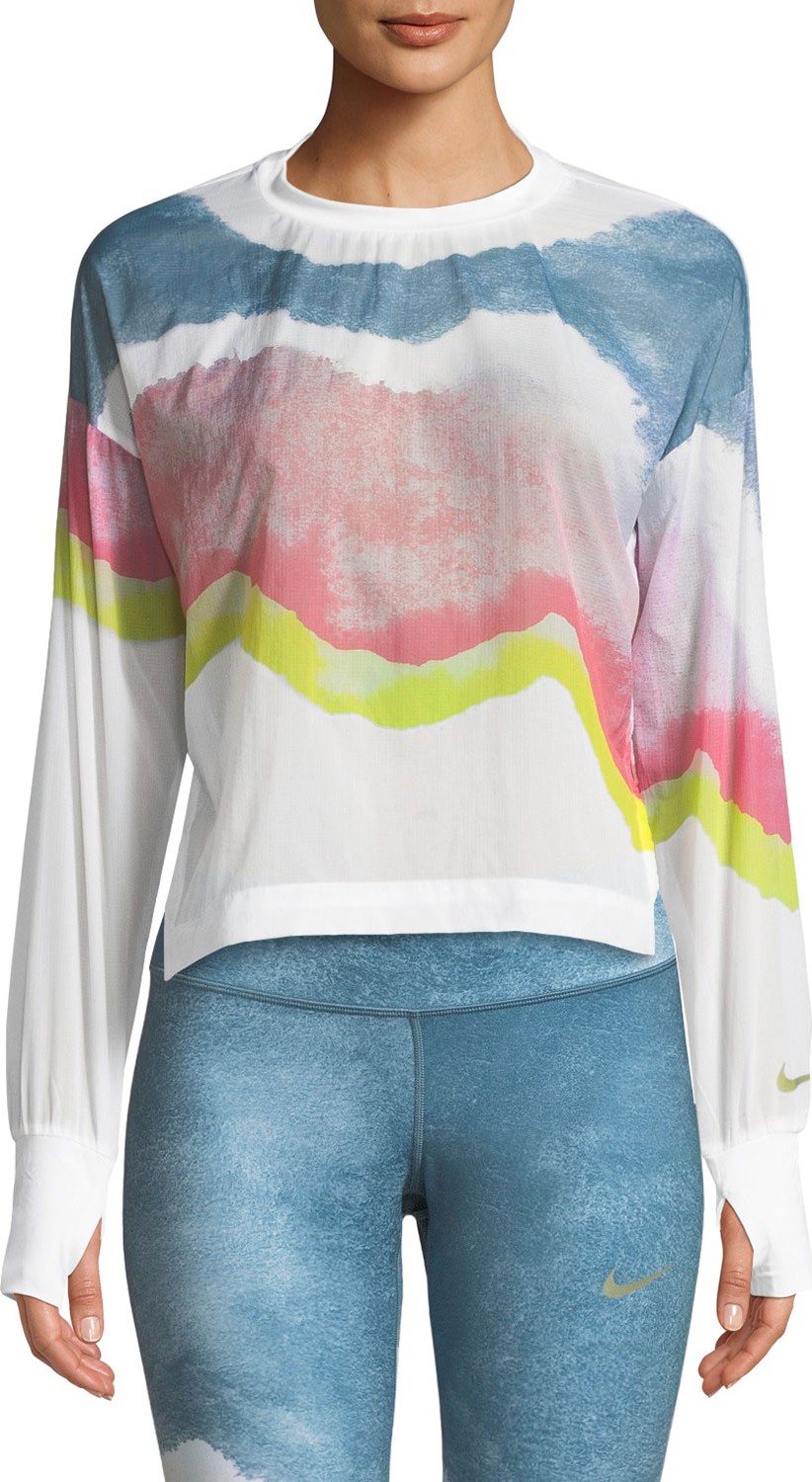 Nike Repel Lou Printed Packable Popover Running Jacket Nike Repel Lou Printed Packable Popover Running Jacket