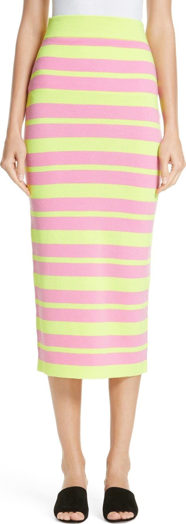 Victor Glemaud Stripe Knit Maxi Skirt Victor Glemaud Stripe Knit Maxi Skirt