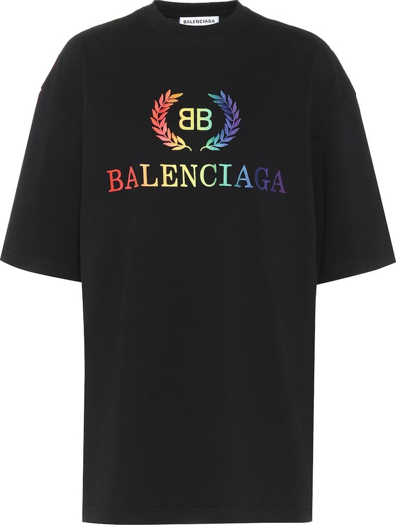 Balenciaga Logo oversized jersey T-shirt