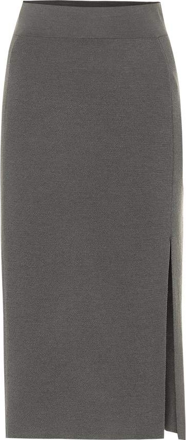 81hours Tad wool midi skirt