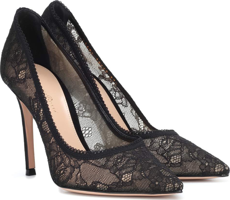 Gianvito Rossi Liliane lace pumps