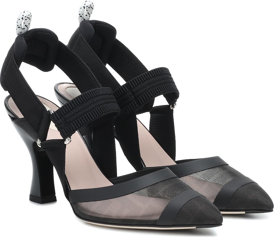 Fendi Colibri slingback pumps
