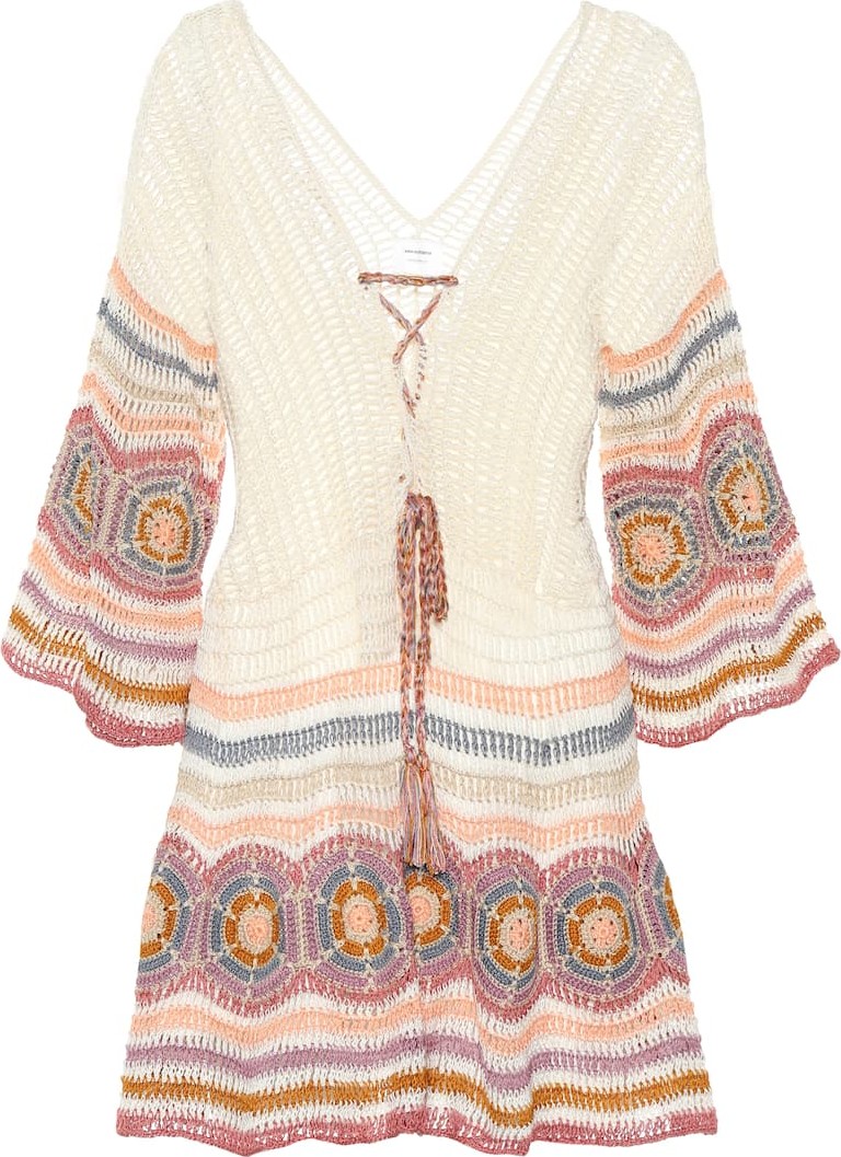 Anna Kosturova Carly crochet minidress