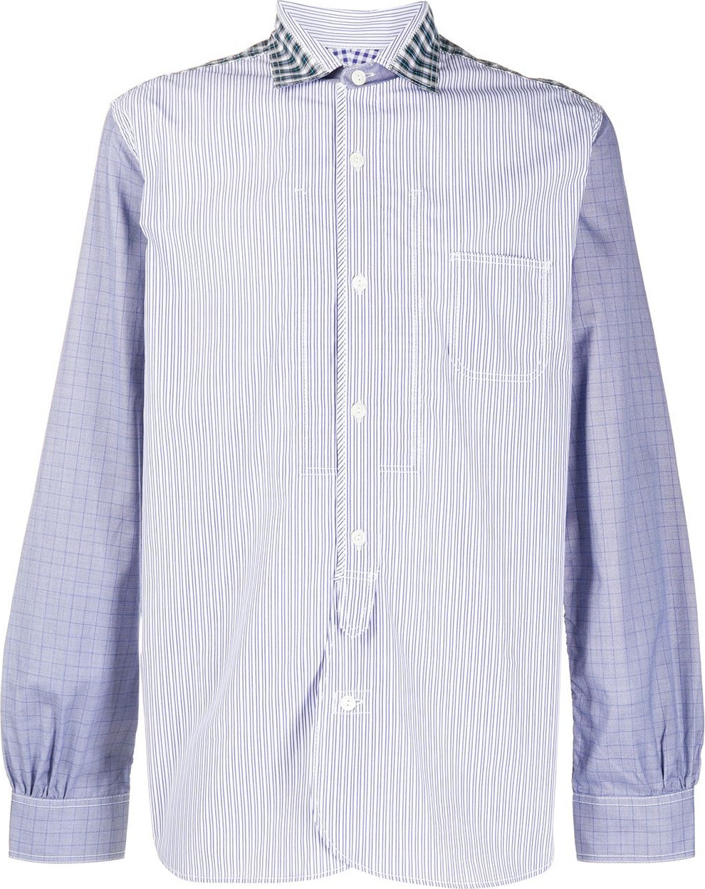 Junya Watanabe MAN - Striped long-sleeve shirt