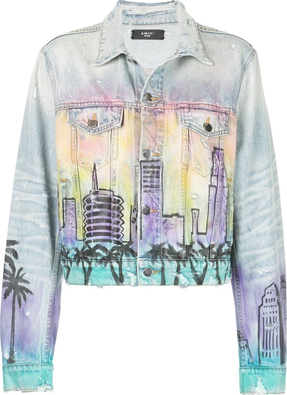 Amiri Airbrush Hollywood Trucker Jacket