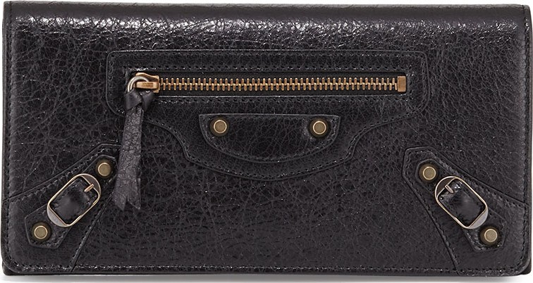 Balenciaga Classic Money Lambskin Wallet