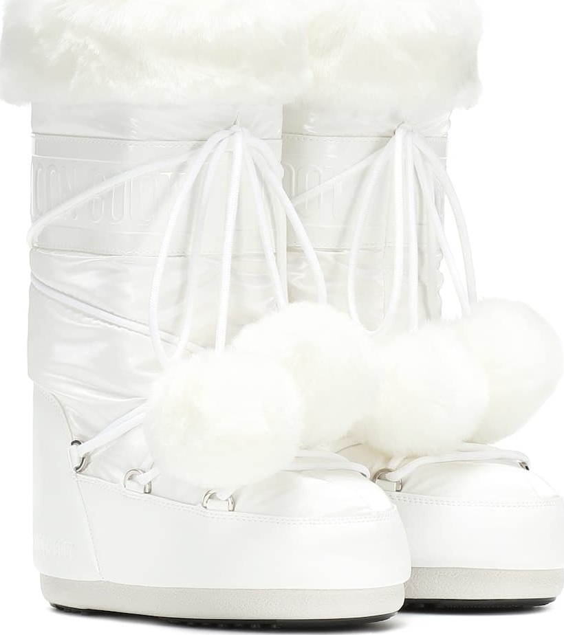 Moon Boot Exclusive to Mytheresa – Classic Pom Pom ankle boots