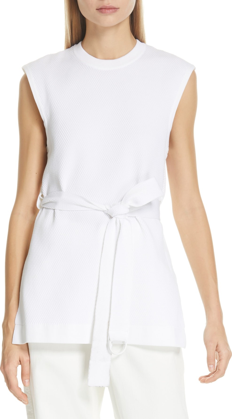 Tibi Tech Knit Sleeveless Sweater