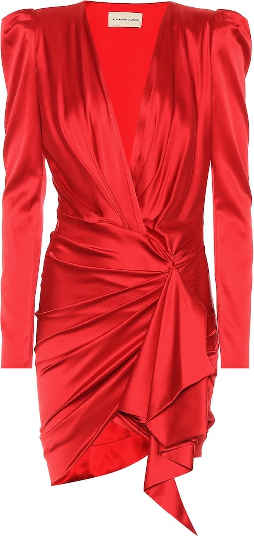 Alexandre Vauthier Satin minidress