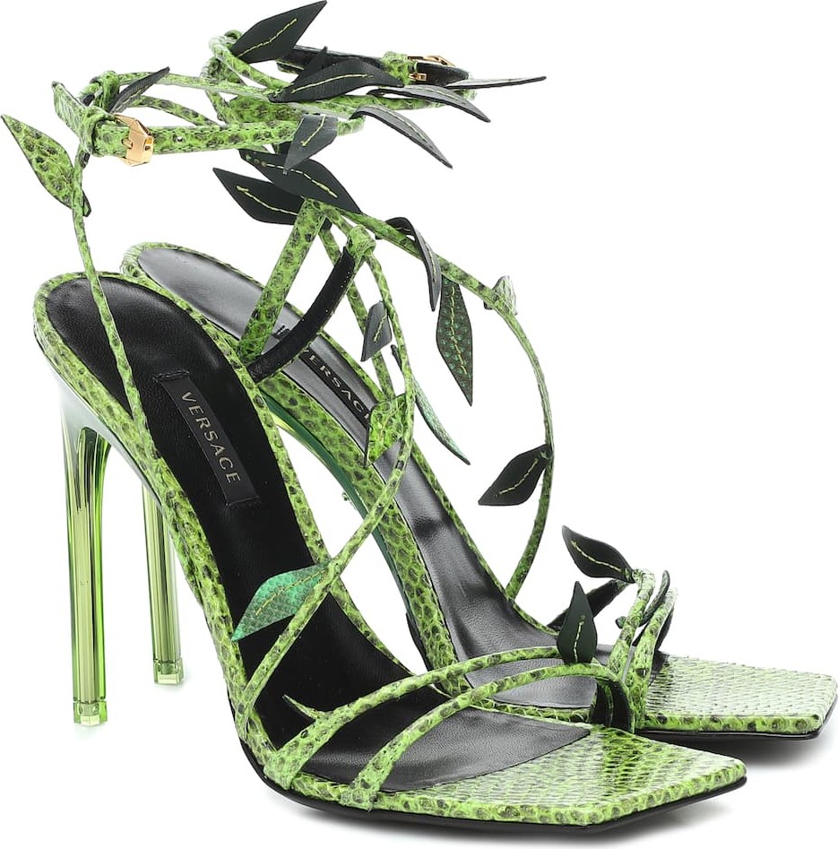 Versace Snakeskin sandals