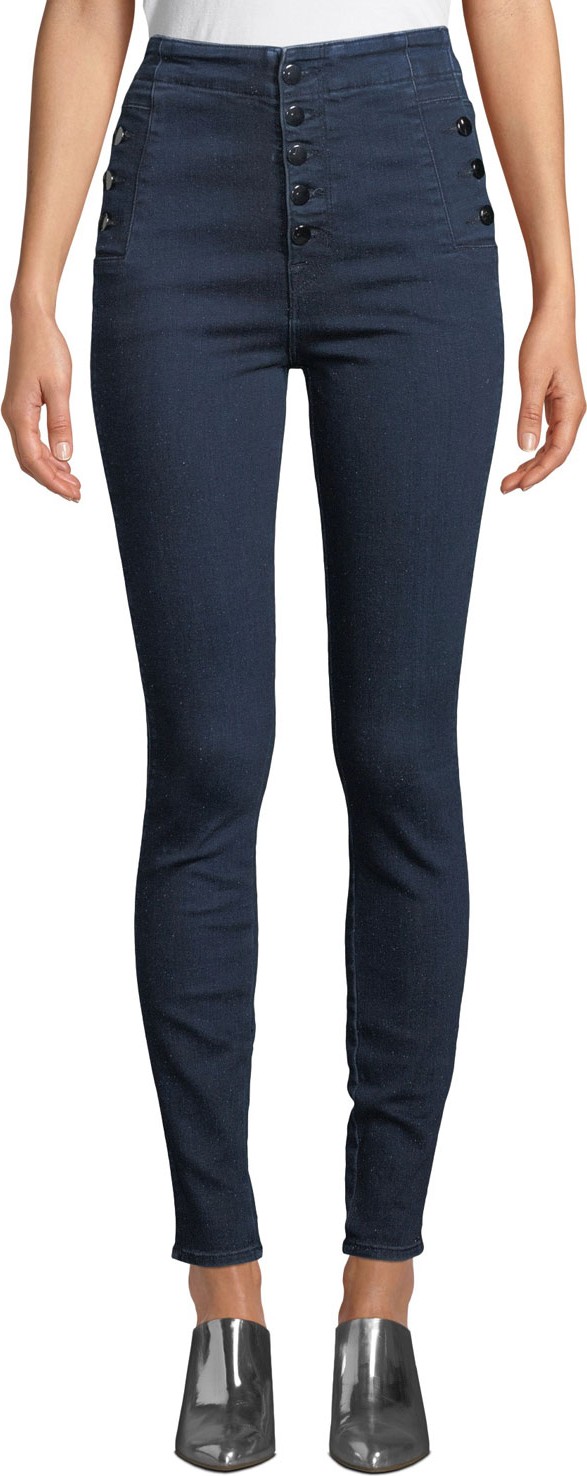 J BRAND Natasha Sky-High Super Skinny Ankle Jeans