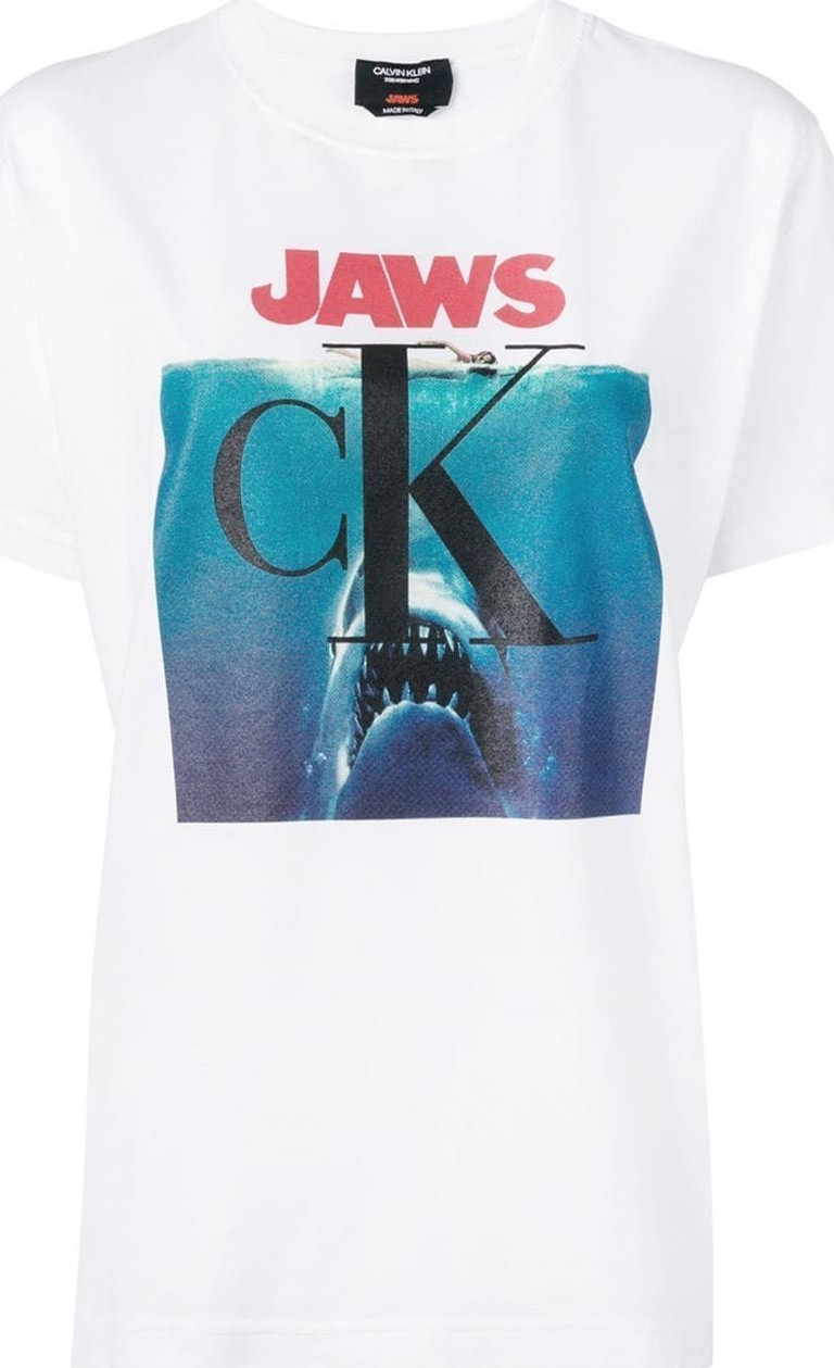 Calvin Klein 205W39NYC Jaws logo T-shirt