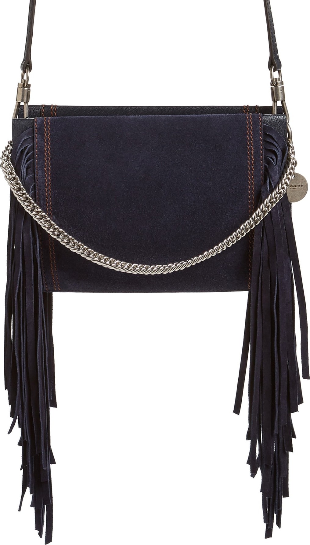 Givenchy Cross 3 Fringe Leather Crossbody Bag
