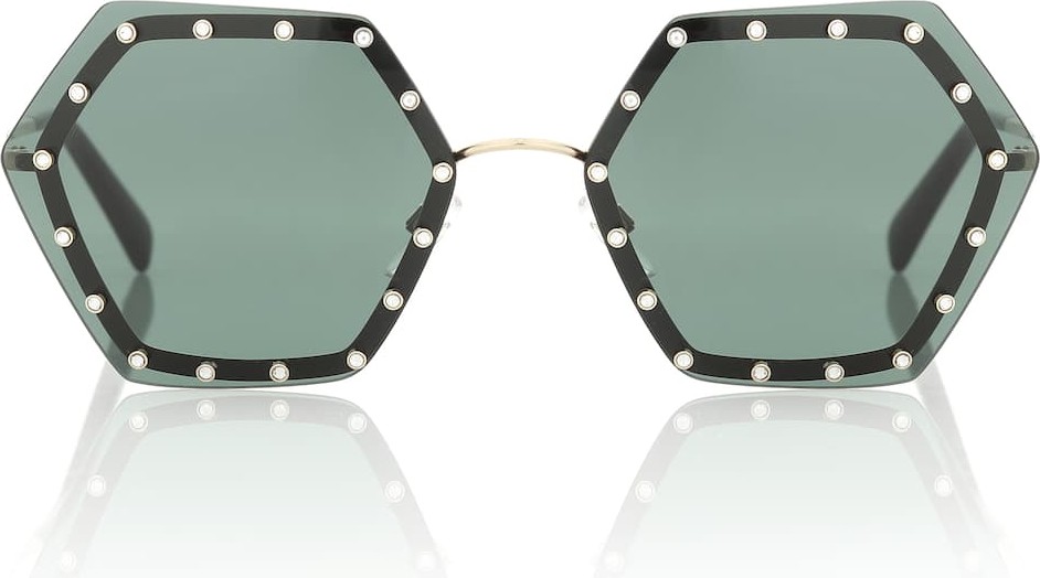 Valentino Crystal-embellished sunglasses
