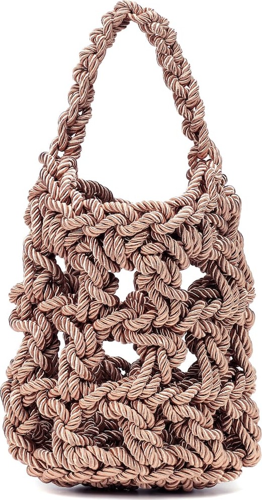 Rejina Pyo Sylvia woven satin tote