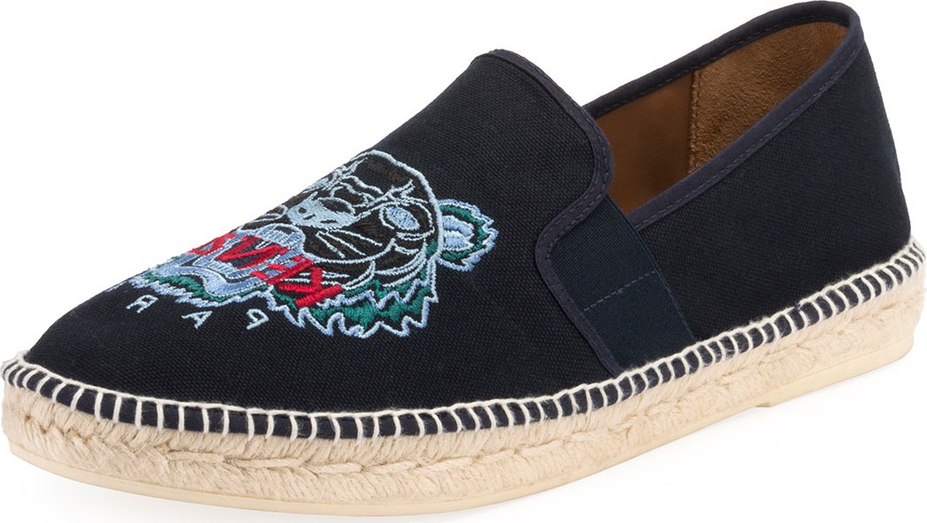 KENZO Men's Elastic Tiger Espadrilles