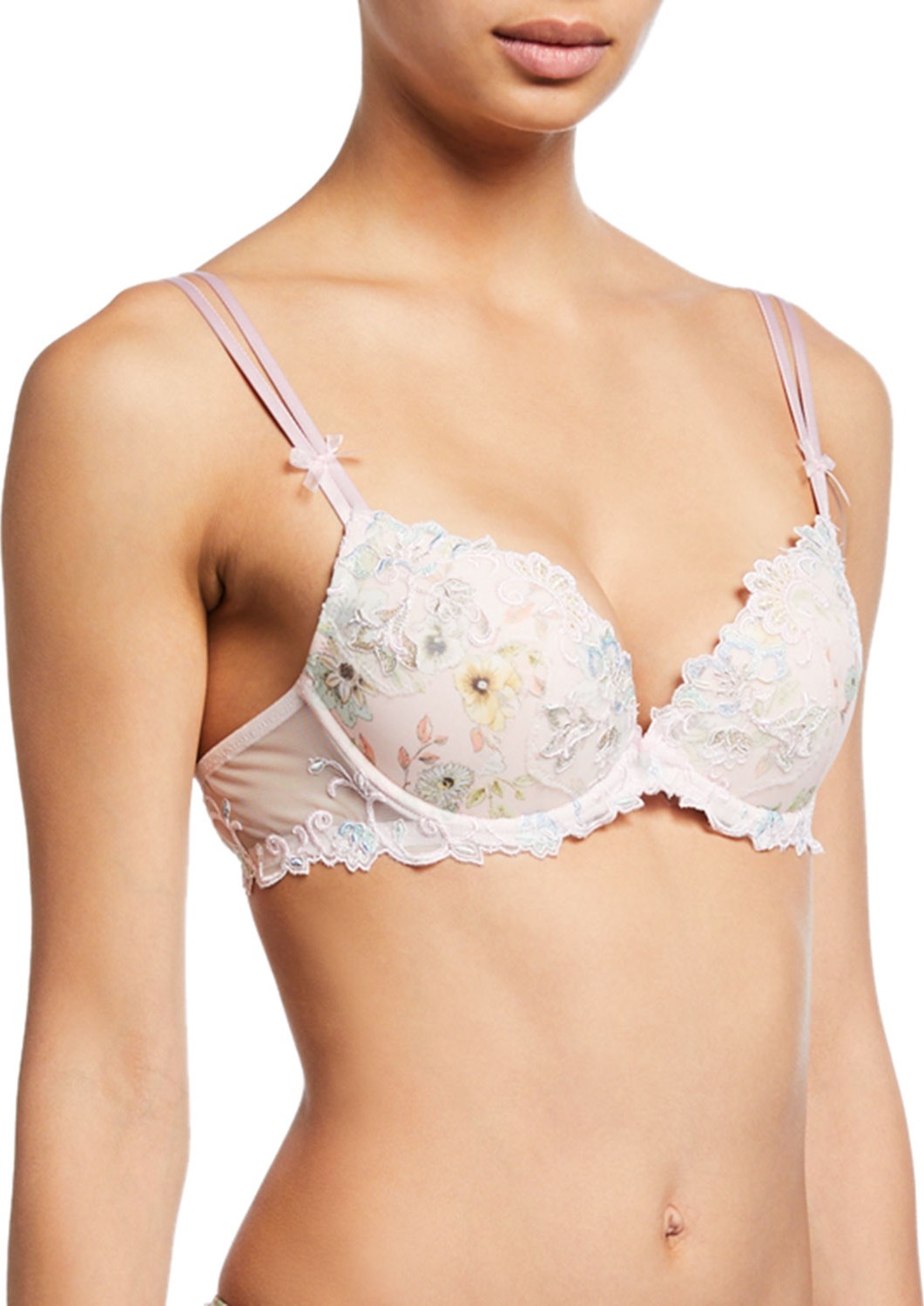 Lise Charmel Dressing Effeuillage Embroidered Contour Bra