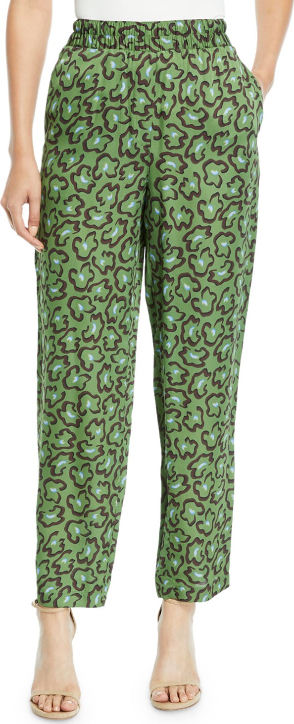 Christian Wijnants Paney Leopard-Print Straight-Leg Pants