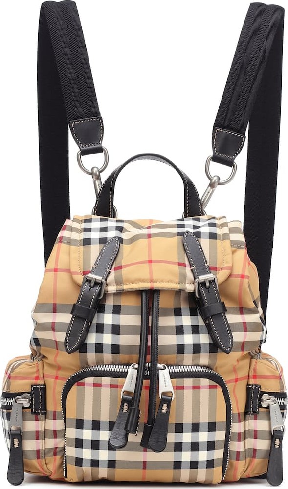 Burberry London England The Small Rucksack checked backpack