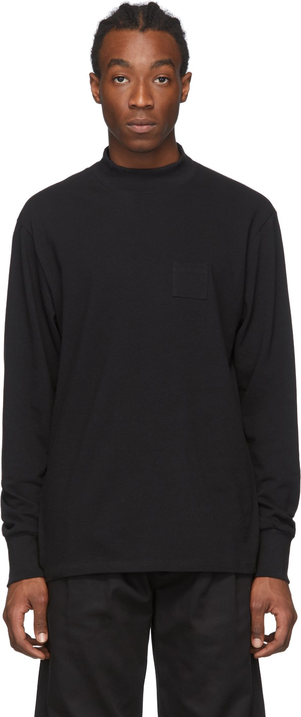 Aimé Leon Dore Black Dimebag Long Sleeve T-Shirt
