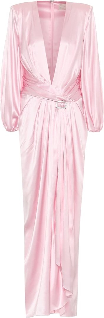 Alexandre Vauthier Stretch silk-satin gown