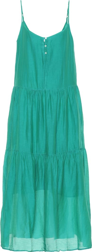 Velvet By Graham & Spencer Simone cotton and silk midi dress