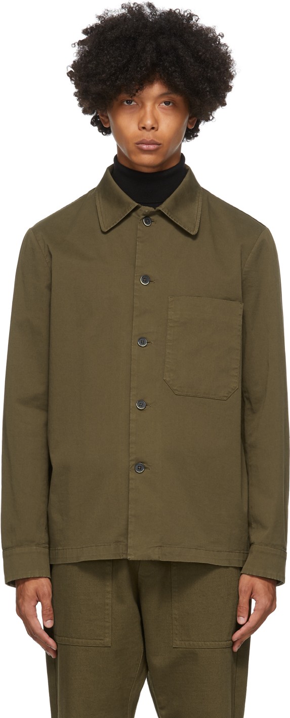 Barena Khaki Cedrone Overshirt