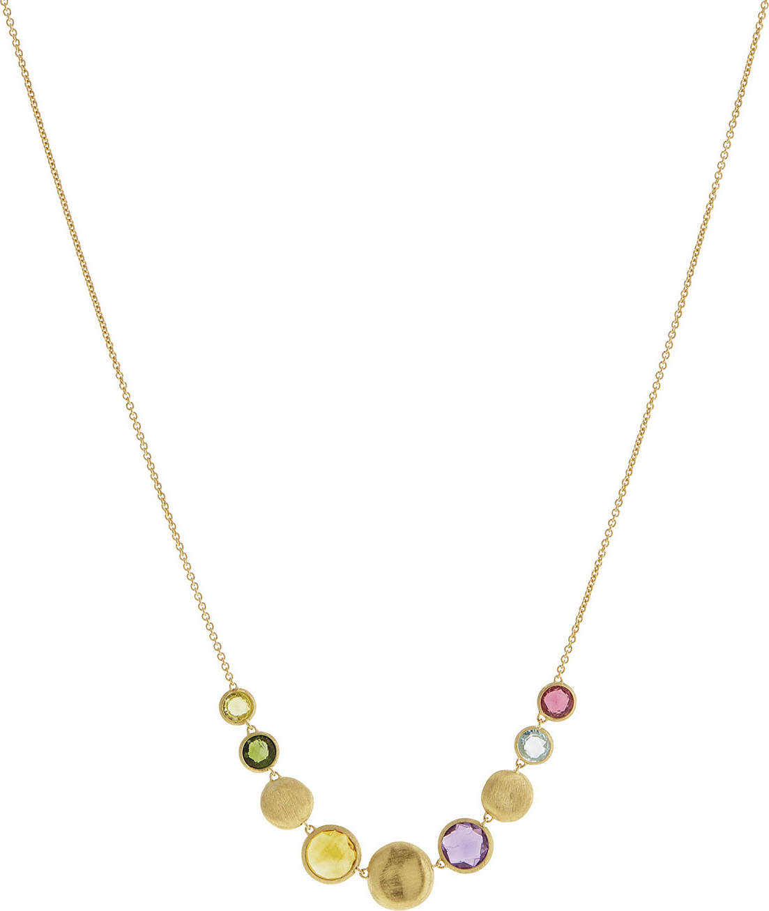 Marco Bicego 18k Mixed Gemstone Necklace