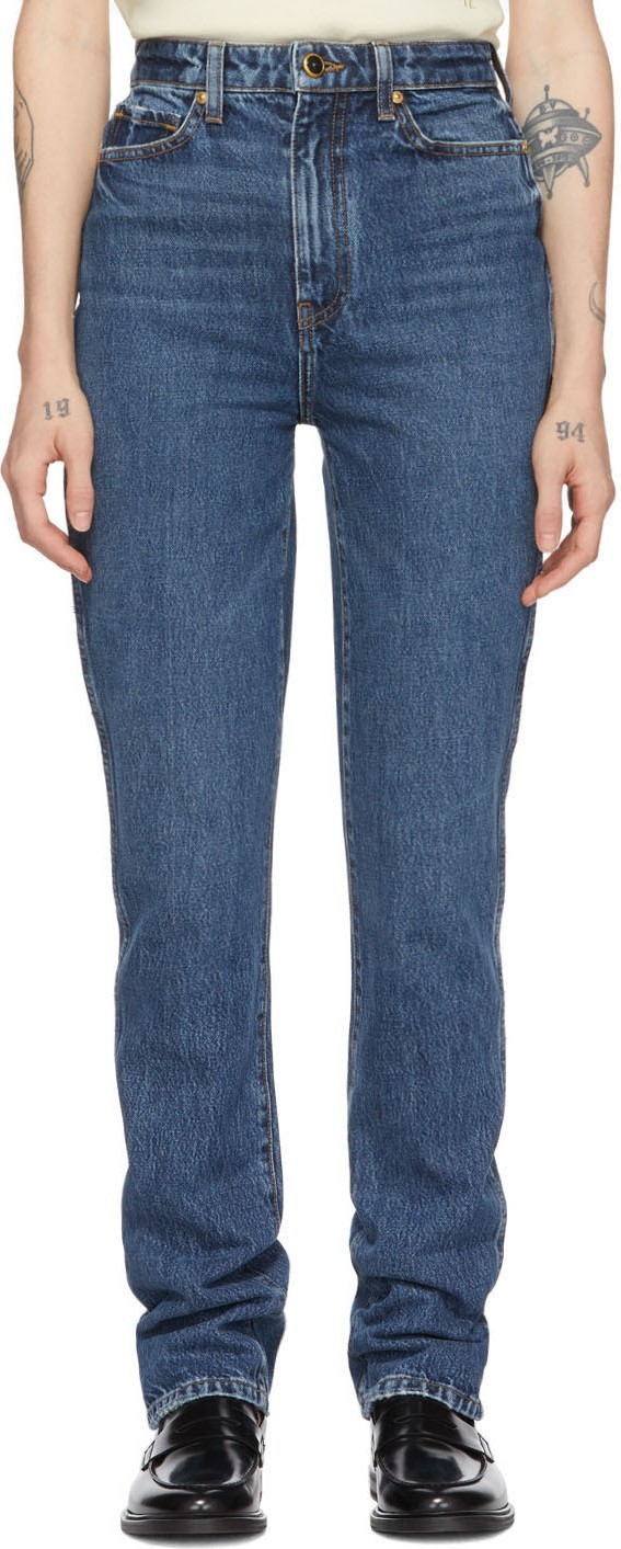 Khaite Blue 'The Daria' Jeans