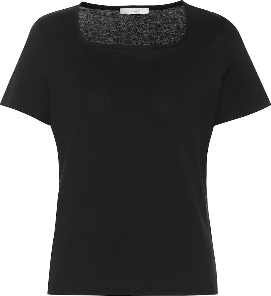 THE ROW Jackie cotton and cashmere top