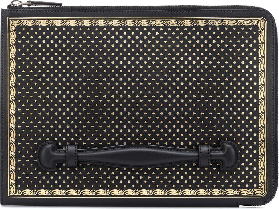 Gucci Guccy leather laptop case