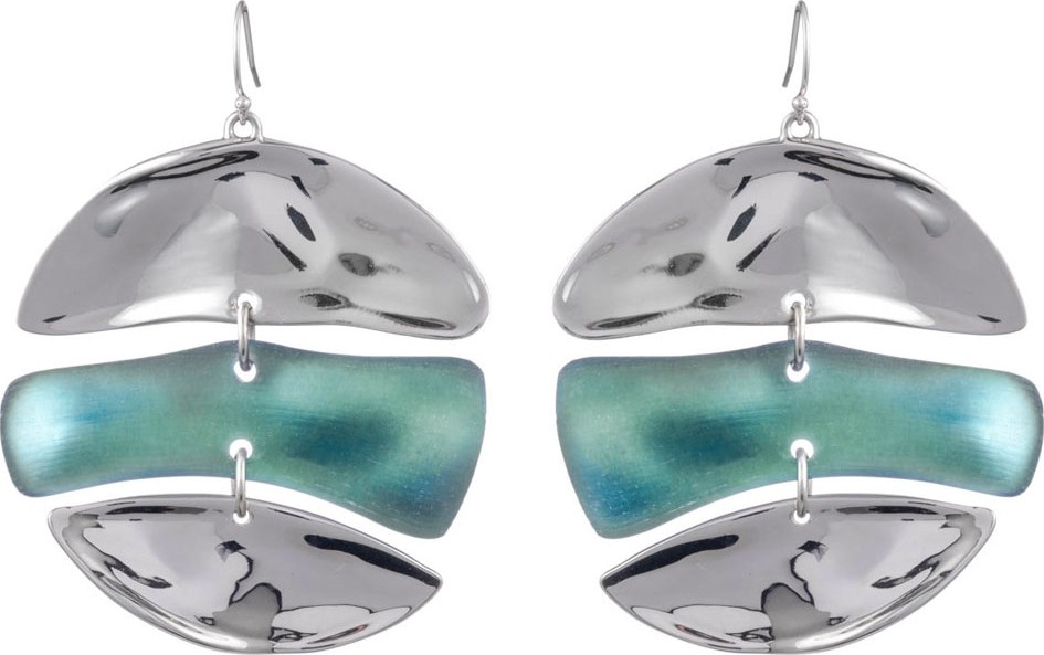 Alexis Bittar Liquid Rhodium Mobile Earrings